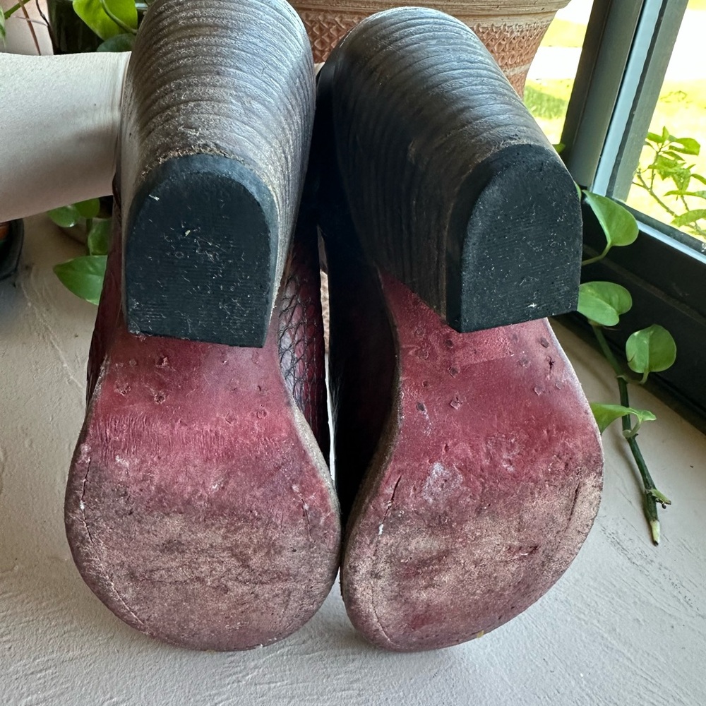 Freebird Red and Brown Ankle Boots - Picture 12 of 13